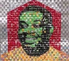 Sáng tạo tranh từ vỏ lon tái chế