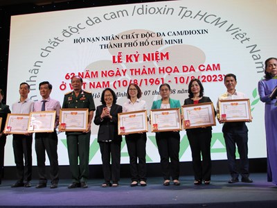 TP.HCM kỷ niệm 62 năm ngày thảm họa da cam ở Việt Nam