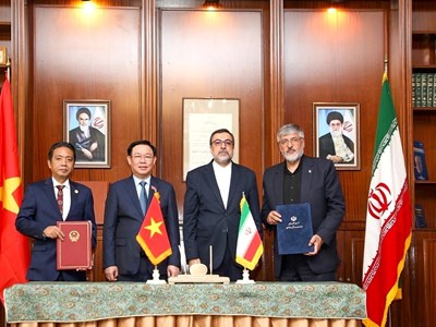 Việt Nam - Iran ký kết Bản ghi nhớ hợp tác trong lĩnh vực thể thao