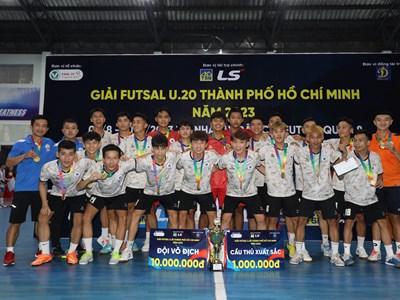 Tân Hiệp Hưng vô địch giải Futsal U20 TP.HCM