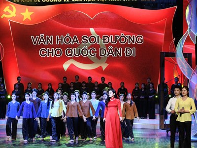 Hướng tới kỷ niệm 78 năm ngày truyền thống ngành Văn hóa (28.8.1945 - 28.8.2023): Bản hùng ca bất hủ về dân tộc