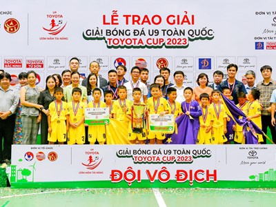 U9 Hà Nội lên ngôi vô địch giải bóng đá U9 toàn quốc