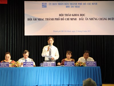 Khẳng định vai trò Hội Âm nhạc TP.HCM trong đời sống âm nhạc hiện đại
