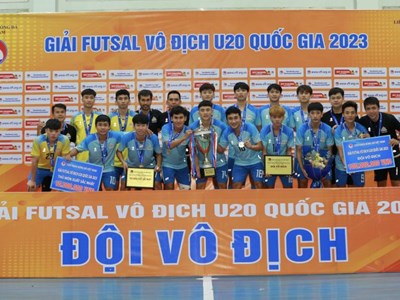 Cao Bằng vô địch Giải Futsal U20 Quốc gia 2023
