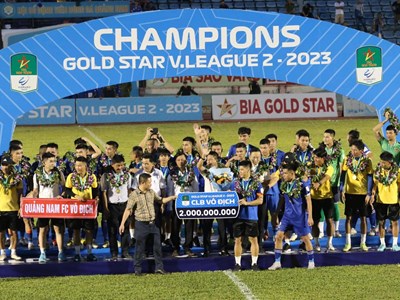 Quảng Nam vô địch giải hạng Nhất, thăng hạng V.League
