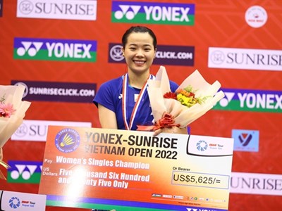 Nguyễn Thuỳ Linh là hạt giống số 1 Giải cầu lông Vietnam Open 2023
