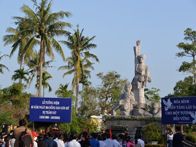 Hơn 29 tỉ đồng tôn tạo Di tích quốc gia Khu chứng tích Sơn Mỹ