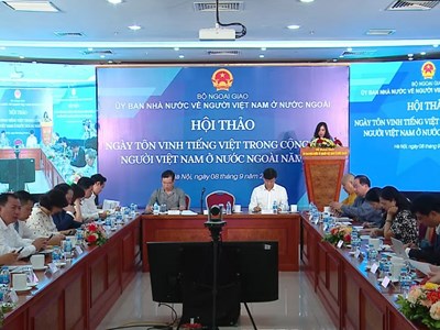 Tôn vinh, lan toả giá trị văn hóa của tiếng Việt trong cộng đồng người Việt Nam ở nước ngoài
