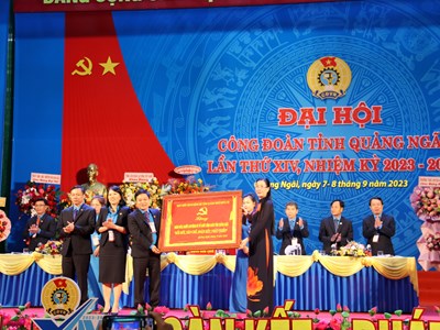 Liên đoàn Lao động tỉnh Quảng Ngãi chăm lo, nâng cao đời sống cho đoàn viên, người lao động