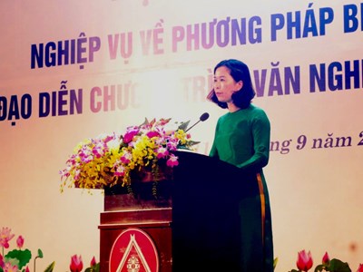 Tập huấn phương pháp biên đạo và đạo diễn chương trình văn nghệ quần chúng