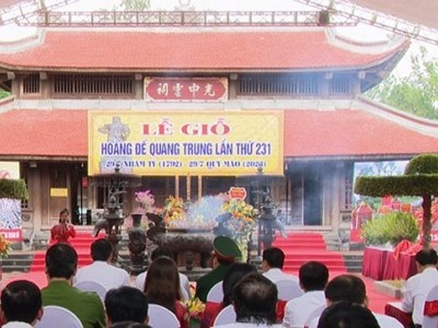 Long trọng Lễ giỗ Hoàng đế Quang Trung lần thứ 231