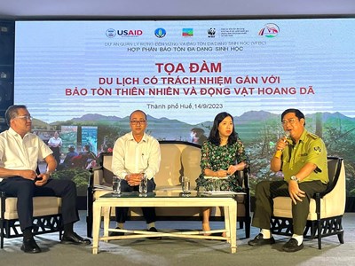 Các đơn vị lữ hành, doanh nghiệp du lịch tại Huế cam kết bảo tồn động vật hoang dã