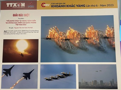 Trao giải ảnh báo chí Khoảnh khắc vàng lần thứ 6