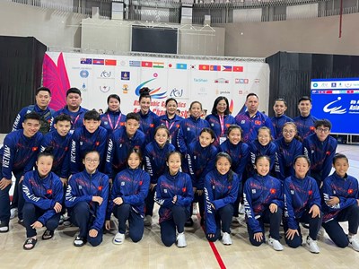 Việt Nam giành 3 HCV tại giải Aerobic châu Á