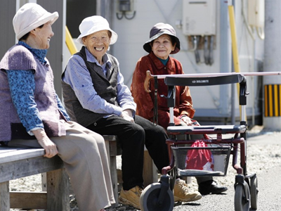 Nhật Bản đối mặt với thách thức già hóa dân số