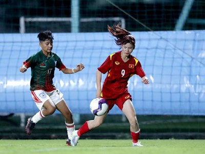 U17 nữ Việt Nam giành chiến thắng đầu tiên tại vòng loại châu Á
