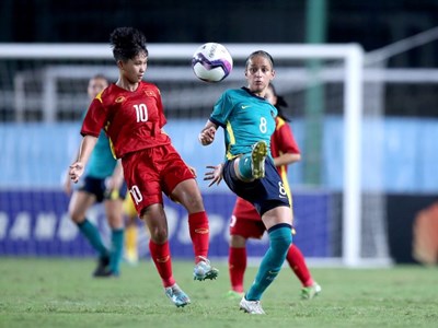 U17 nữ Việt Nam thi đấu ấn tượng trước Australia