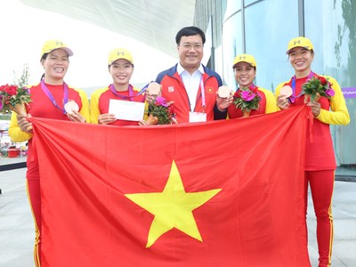Rowing tiếp tục hy vọng mang huy chương cho Thể thao Việt Nam