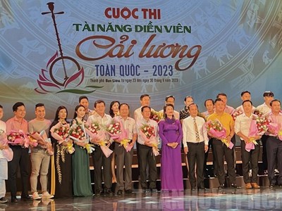 Cuộc thi tài năng diễn viên cải lương toàn quốc 2023: Bồi dưỡng thế hệ diễn viên Cải lương kế thừa