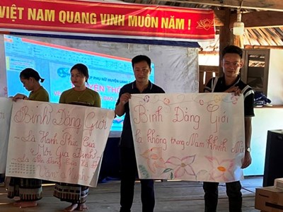 Nhân rộng các mô hình thúc đẩy bình đẳng giới phòng ngừa bạo lực và xâm hại trẻ em ở Thanh Hoá