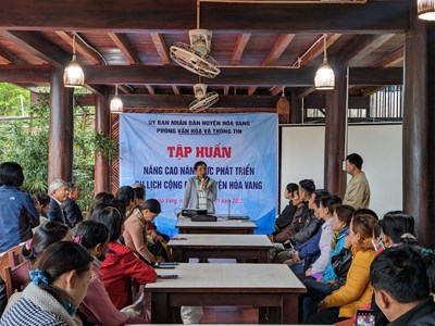 Đà Nẵng: Tập huấn nâng cao kỹ năng làm du lịch cho bà con dân tộc Cơ Tu