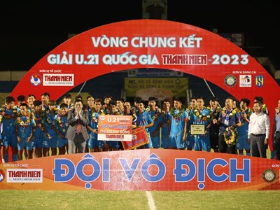 PVF-CAND vô địch giải U21 Quốc gia 2023