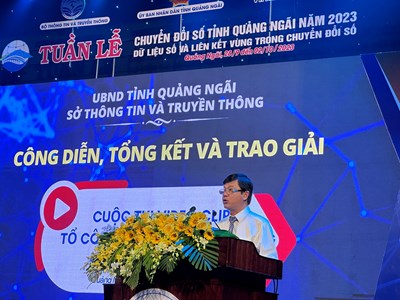 Quảng Ngãi: Trao giải Cuộc thi video clip Tổ công nghệ số cộng đồng