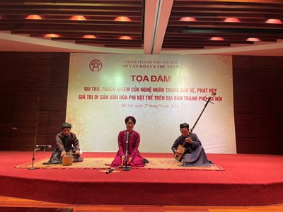 Hỗ trợ “báu vật nhân văn sống” để bảo tồn di sản