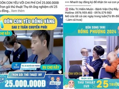 Cảnh báo mạo danh Bệnh viện Chợ Rẫy thu hút bệnh nhân điều trị hiếm muộn