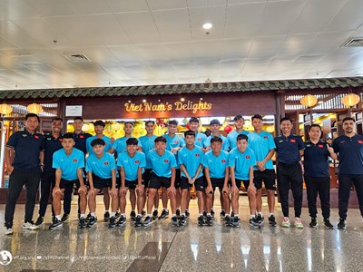 U18 Việt Nam lên đường dự giải quốc tế ở Hàn Quốc