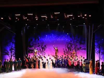 Khai mạc Hội diễn nghệ thuật đề tài quốc phòng toàn dân 2023