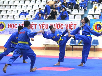 450 VĐV, HLV tham dự Giải Vovinam toàn quốc 2023