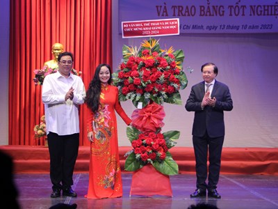 Trường ĐH Sân khấu - Điện ảnh TP.HCM khai giảng năm học 2023-2024