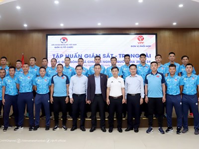 Các giám sát trọng tài, trọng tài sẵn sàng cho mùa giải mới