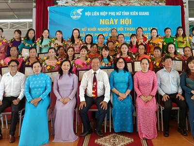 Kiên Giang biểu dương 60 điển hình phụ nữ khởi nghiệp