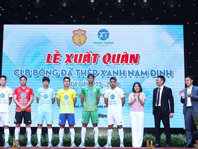 CLB Thép Xanh Nam Định đặt mục tiêu vô địch mùa giải 2023-2024