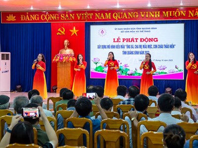 Quảng Bình: Xây dựng gia đình kiểu mẫu ‘Ông bà, cha mẹ mẫu mực, con cháu thảo hiền’