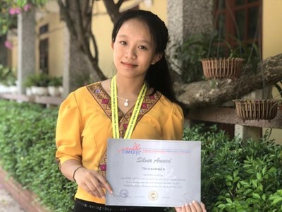 Kỳ tích nữ sinh dân tộc Đan Lai đầu tiên đoạt giải quốc tế