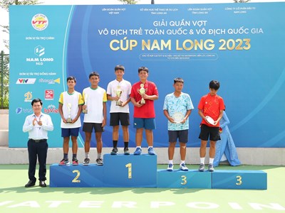 Bế mạc Giải quần vợt Trẻ toàn quốc 2023
