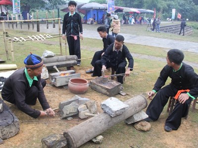 Nghề rèn của người Mông tỉnh Điện Biên là Di sản văn hóa phi vật thể quốc gia
