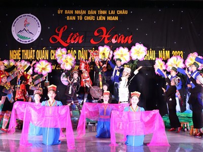 Bế mạc Liên hoan Nghệ thuật quần chúng các dân tộc Lai Châu 2023