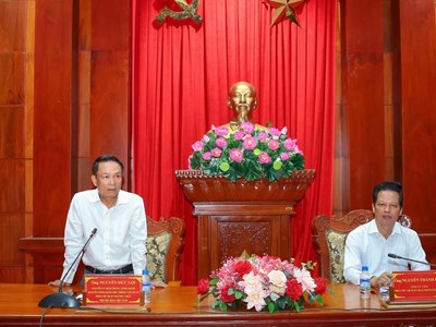 Hội Nhà báo Việt Nam luôn đồng hành cùng địa phương đề cao trách nhiệm công dân, đạo đức nghề nghiệp hội viên