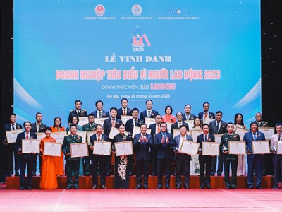 Vinh danh 64 doanh nghiệp vì người lao động