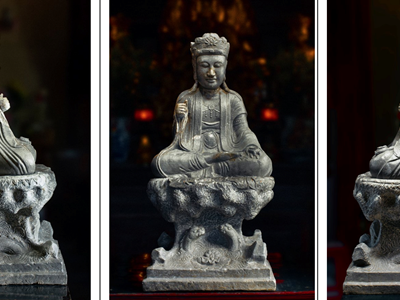 Tượng Quan Âm đá thời Lê Sơ - Bảo vật quốc Gia tại Bắc Ninh