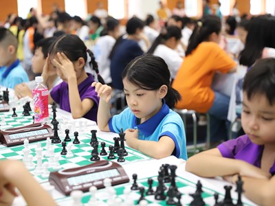 Giải cờ vua nhanh Hà Nội mở rộng 2023 ghi dấu ấn kỷ lục vì số lượng VĐV tham dự