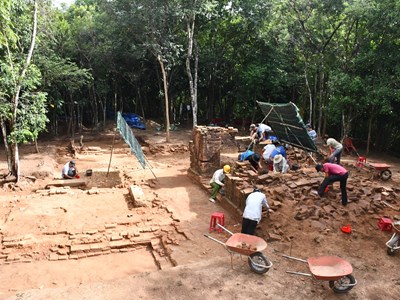 Tiếp tục khảo cổ, xây dựng phương án trùng tu nhóm tháp L Mỹ Sơn