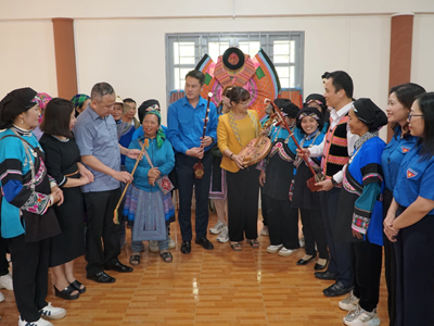 Khánh thành Nhà văn hóa cộng đồng dân tộc Mảng và dân tộc Bố Y