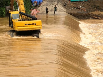 Quảng Trị huy động lực lượng tìm kiếm 3 người mất tích do mưa lũ