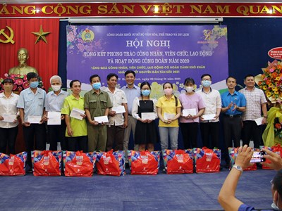Công đoàn khối cơ sở Bộ VHTTDL triển khai các chương trình chăm lo Tết cho CNVC-LĐ