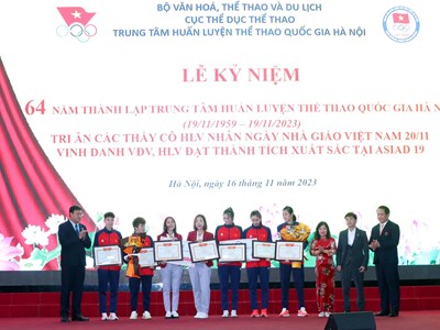 Trung tâm HLTTQG Hà Nội kỷ niệm 64 năm thành lập